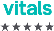 Vitals 5 star logo
